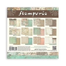 Stamperia Paper Pack 12x12" - MAXI Backgrounds / Brocante Antiques